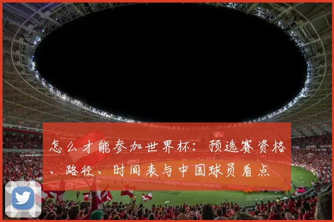 怎么才能参加世界杯：预选赛资格、路径、时间表与中国球员看点